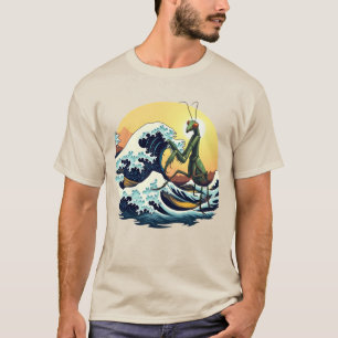 T-shirt La mante religieuse rencontre la Grande Vague – Ka