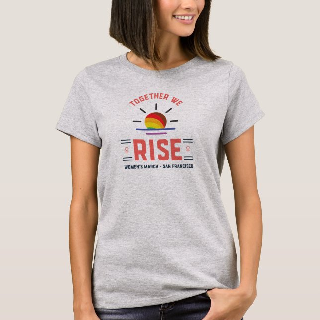 T-shirt La Marche des femmes contre la violence (Devant)