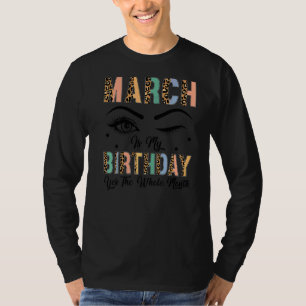 T-shirt La Marche Du Léopard Est Mon Anniversaire Oui Tout