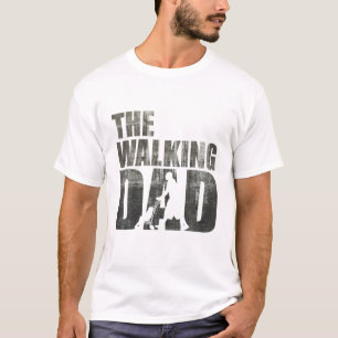 T-shirt La marche papa fille fils enfant père père papa