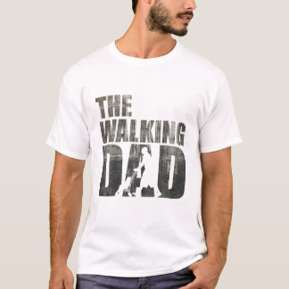 T-shirt La marche papa fille fils enfant père père papa