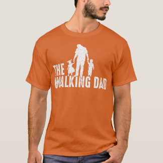 T-shirt La marche papa fille père fils enfant père père pè