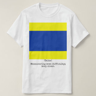 T-shirt La marine marque la chemise (delta), homme