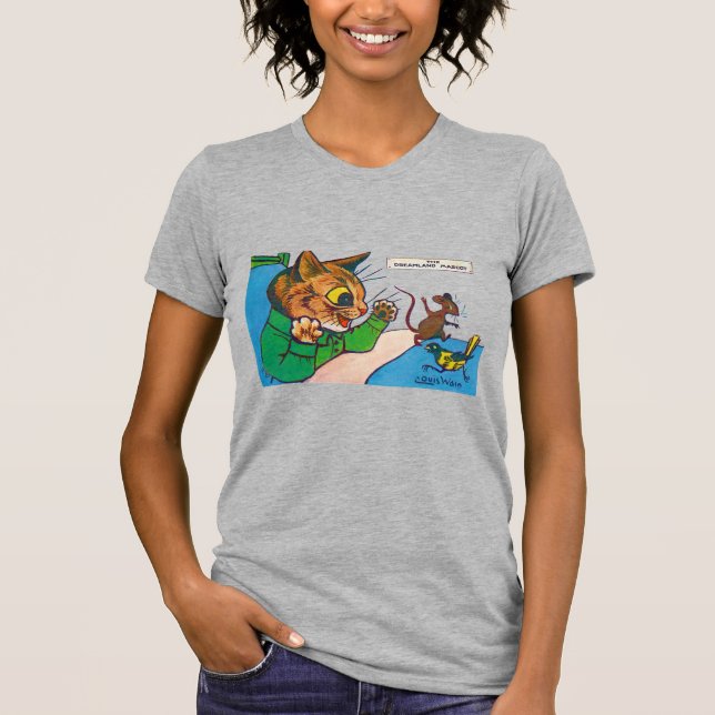 T-shirt La Mascotte du Dreamland, Louis Wain (Devant)