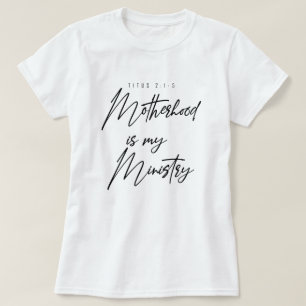 T-shirt La Maternité Chrétienne D'Accueil Est Mon Ministèr