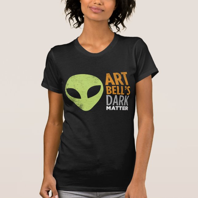 T-shirt La matière foncée de Bell d'art (tête étrangère) (Devant)