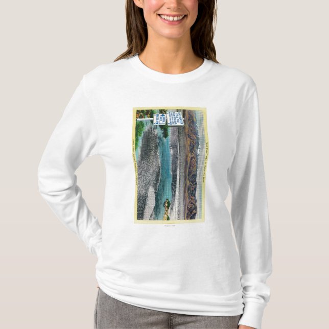 T-shirt La mauvaise eau au monument national de Death (Devant)