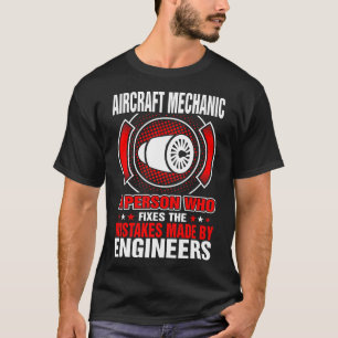 T-shirt La Mécanique Des Aéronefs Compare Les Erreurs De
