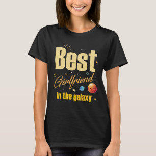 T-shirt La meilleure amie dans le tee - shirt de galaxie