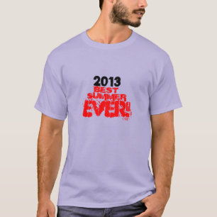 T-shirt La meilleure année toujours variable d'été