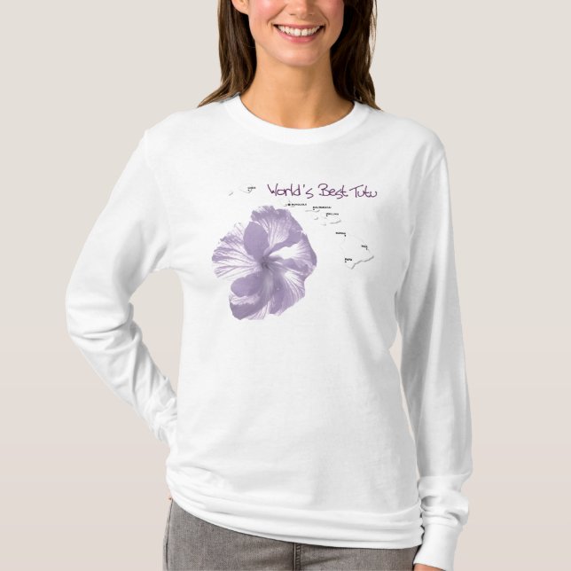 T-shirt La meilleure chemise du tutu du monde (Devant)