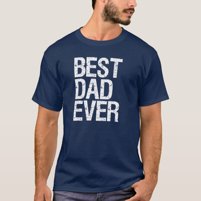 T-shirt La meilleure chemise toujours drôle de papa (Devant)