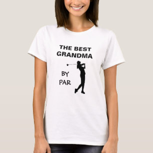 T-shirt La Meilleure Grand-Mère Par Par Golf Nana Golfer P