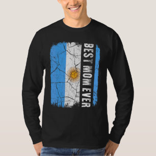T-shirt La meilleure maman argentine jamais Argentine Drap