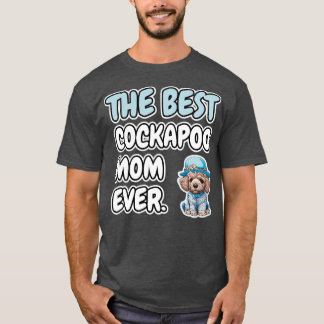 T-shirt la meilleure maman du cockapoo jamais