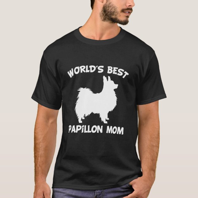 T-shirt la meilleure maman papillon du monde. (Devant)
