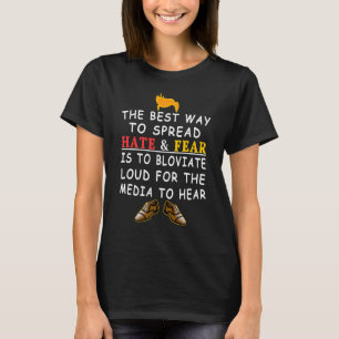 T-shirt La meilleure manière d'écarter la haine et le LO