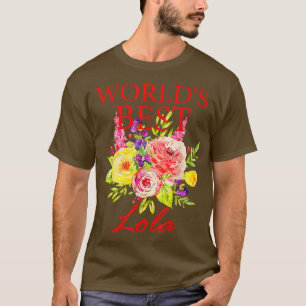 T-shirt La meilleure mère de Lola Filipino Grand-mère pour
