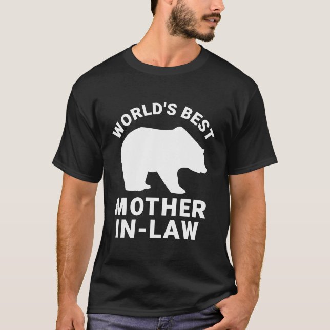 T-shirt La Meilleure Mère En Droit Ours Chemise Mère À La (Devant)