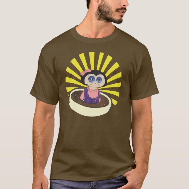 T-shirt La meilleure partie de se réveiller (Devant)