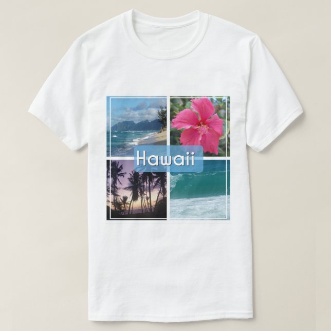 T-shirt La mer d'Hawaï (Design devant)