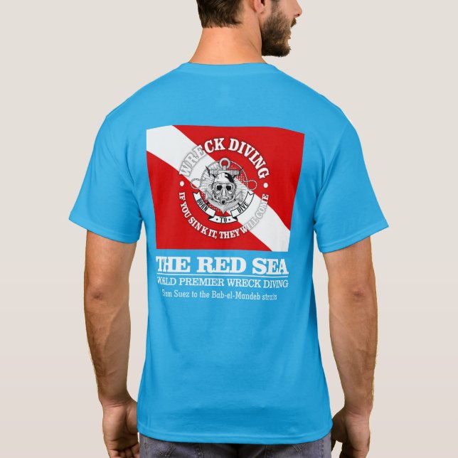T-shirt La mer Rouge (plongée en épaves) (Dos)