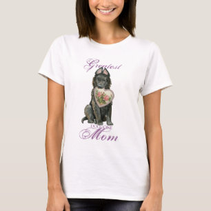 T-shirt La mère du coeur de Sheepdog en Belgique