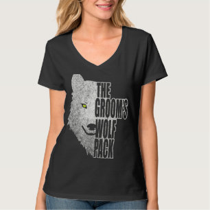 T-shirt La meute de loups du marié ! Enterrement de vie de