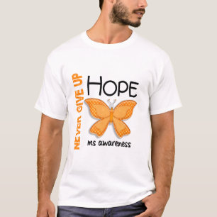 T-shirt La milliseconde n'abandonnent jamais le papillon