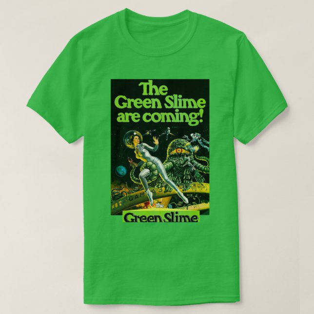 T-shirt La mince couche verte 1969 (Design devant)
