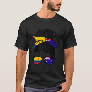 T-shirt La Moitié Colombienne Mélange Australien Colombie 