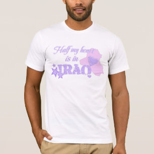 T-shirt La moitié de mon coeur est en Irak