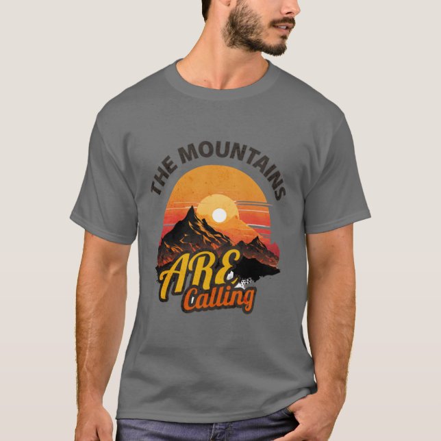 T-shirt La Montagne Appelle (Devant)
