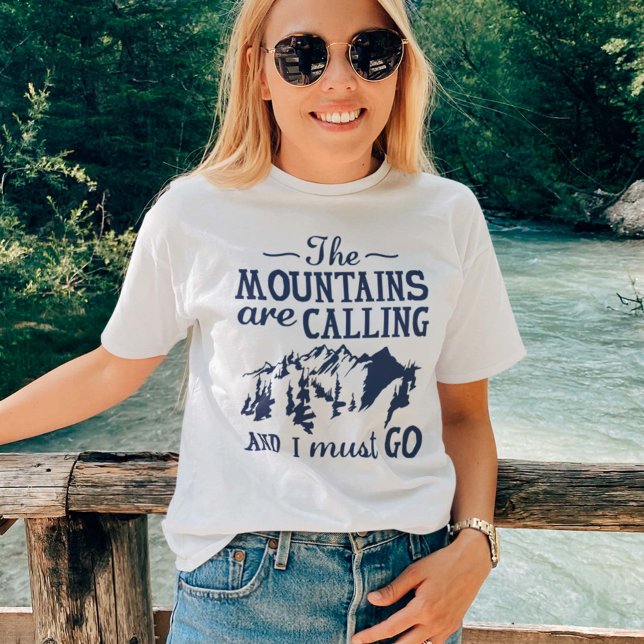 T-shirt La Montagne Appelle (Créateur téléchargé)