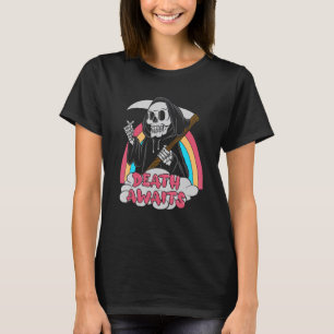 T-shirt La Mort Attend Pastel Goth Grim Faucheuse Mort Emo