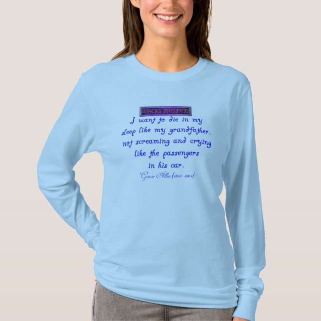 T-SHIRT LA MORT AVEC LA DIGNITÉ (Devant)