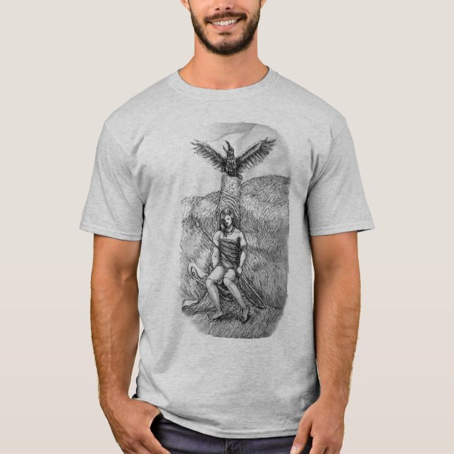 T-shirt La mort du Cu Chulainn, chemise légère, (Devant)