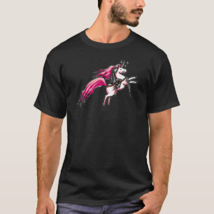 T-shirt La mort est un paon rose