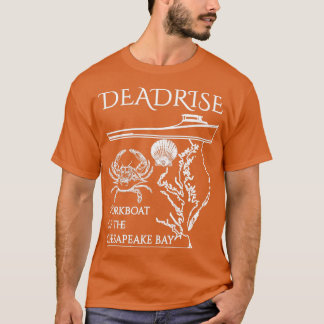 T-shirt La mort Le bateau de travail de la baie de Chesape