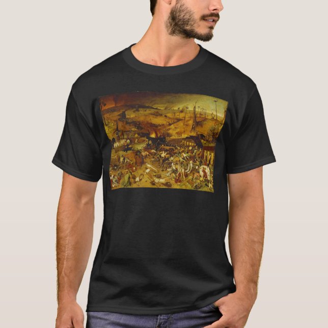 T-shirt La mort noire de la bible 1411 de Toggenburg (Devant)