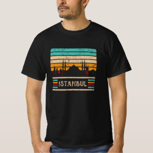 T-shirt La mosquée Sultan Vintage d'Istanbul
