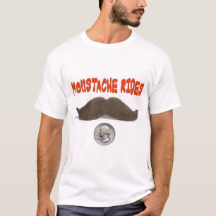 T-SHIRT LA MOUSTACHE MONTE 25 CENTS