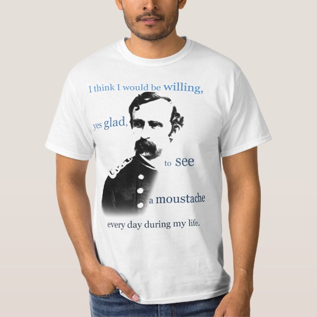 T-shirt La moustache sont bonne (Devant)
