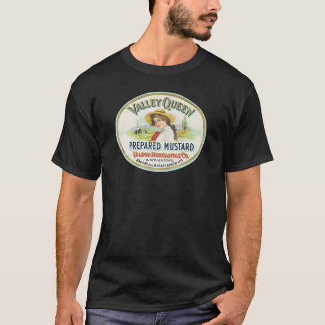T-shirt La moutarde préparée par la reine de vallée (Devant)