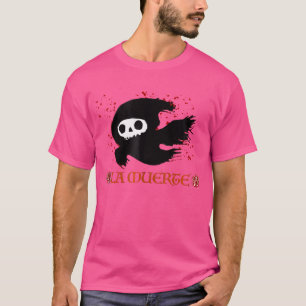 T-shirt La Muerte Emo Punk Goth Alternative Art Graphisme