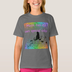 T-shirt "La musique a sa propre couleur"