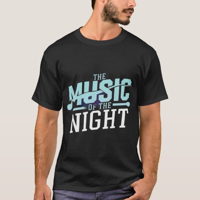 T-shirt La musique de la nuit (Devant)