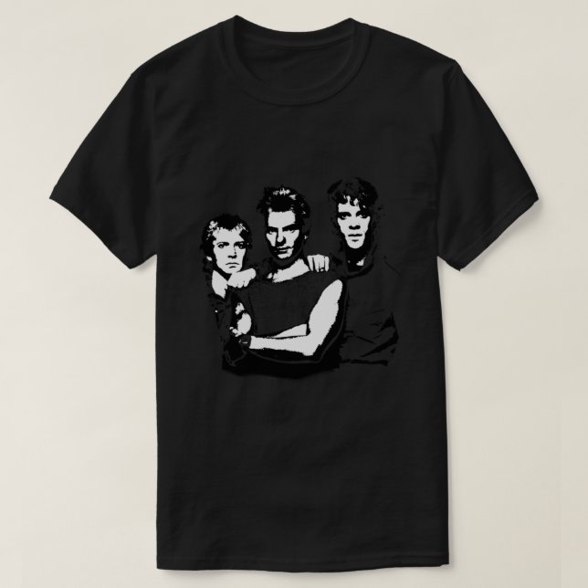 T-shirt La musique de la police légende (Design devant)