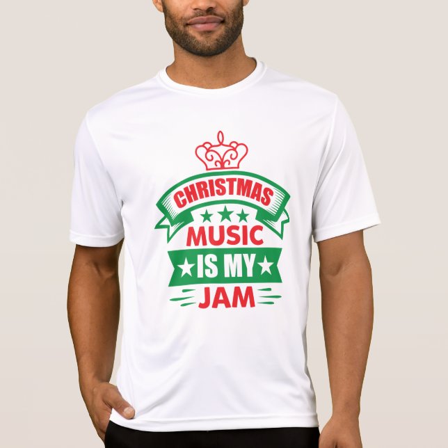 T-shirt La musique de Noël est My Jam-86254 (Devant)