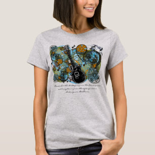 T-shirt La musique devrait mettre le feu aux "citations in